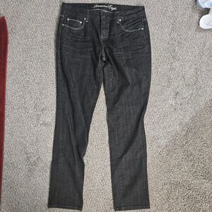 American-eagle Women's Black and Grey Jeans